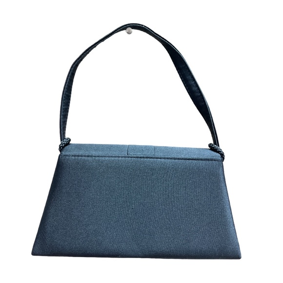 Black Clutch Purse with Rhinestone Embellishment Icing by Claires - Picture 3 of 8